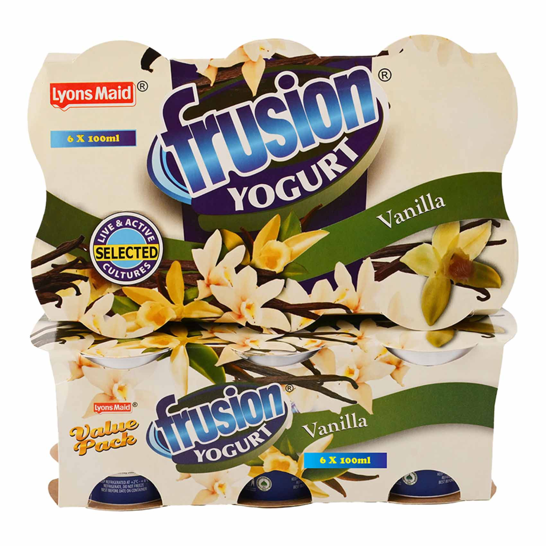 FRUSION VALUE PACK VANILLA YOGURT 6X1OOML